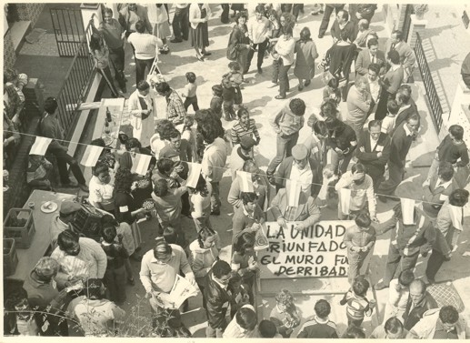 Lee más sobre el artículo Derribo del muro de Calle Calvario. ( Las Cuevas ), 30 de Abril de 1984