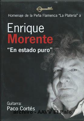 Lee más sobre el artículo EN RECUERDO DE ENRIQUE MORENTE: HOY HACE SIETE AÑOS QUE MURIÓ