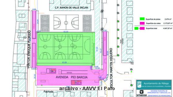 Lee más sobre el artículo Avanza el plan de construcción de un aparcamiento de 412 plazas bajo el colegio Valle Inclán, en El Palo