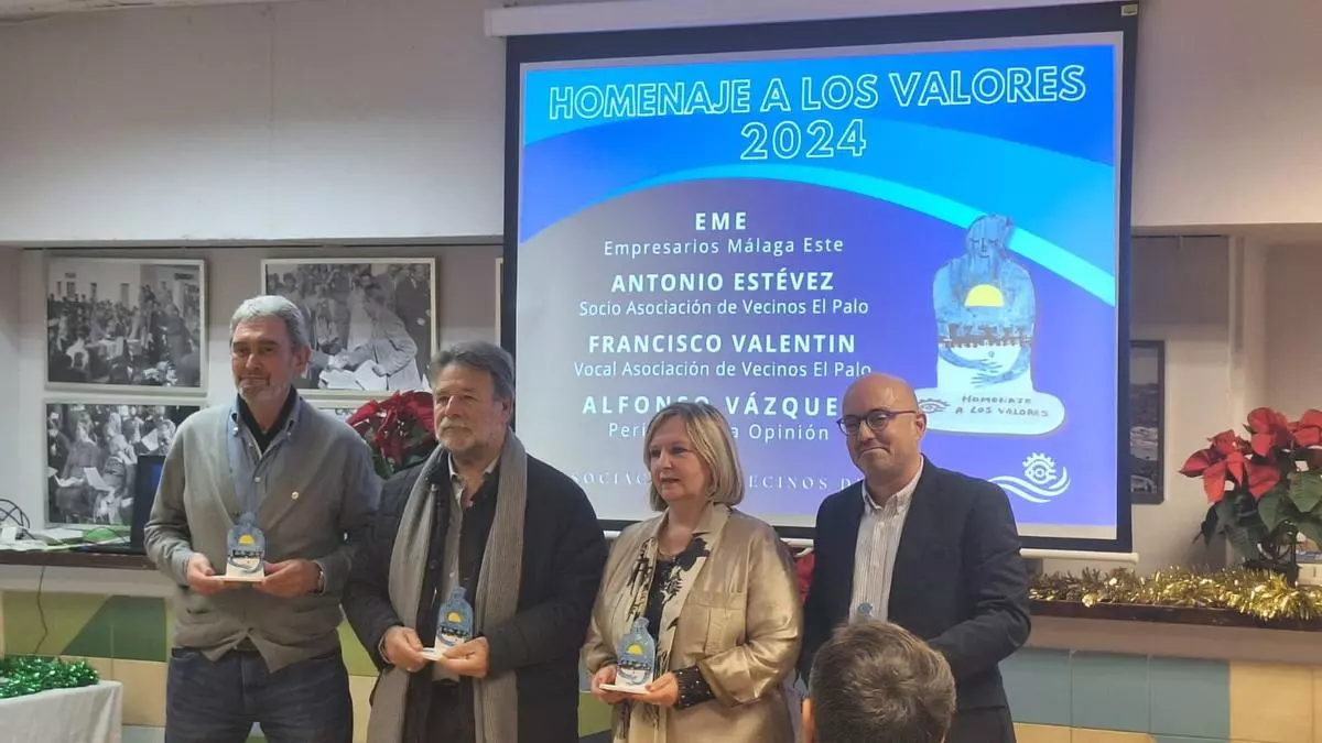 Entrega de los galardones Homenaje a los Valores 2024 en El Palo