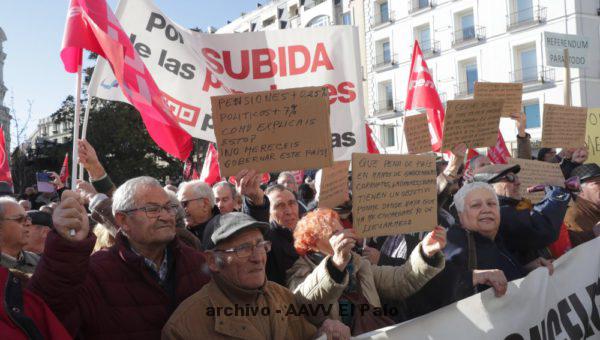 Lee más sobre el artículo La A.V.V. de EL PALO, esta con los PENSIONISTAS.